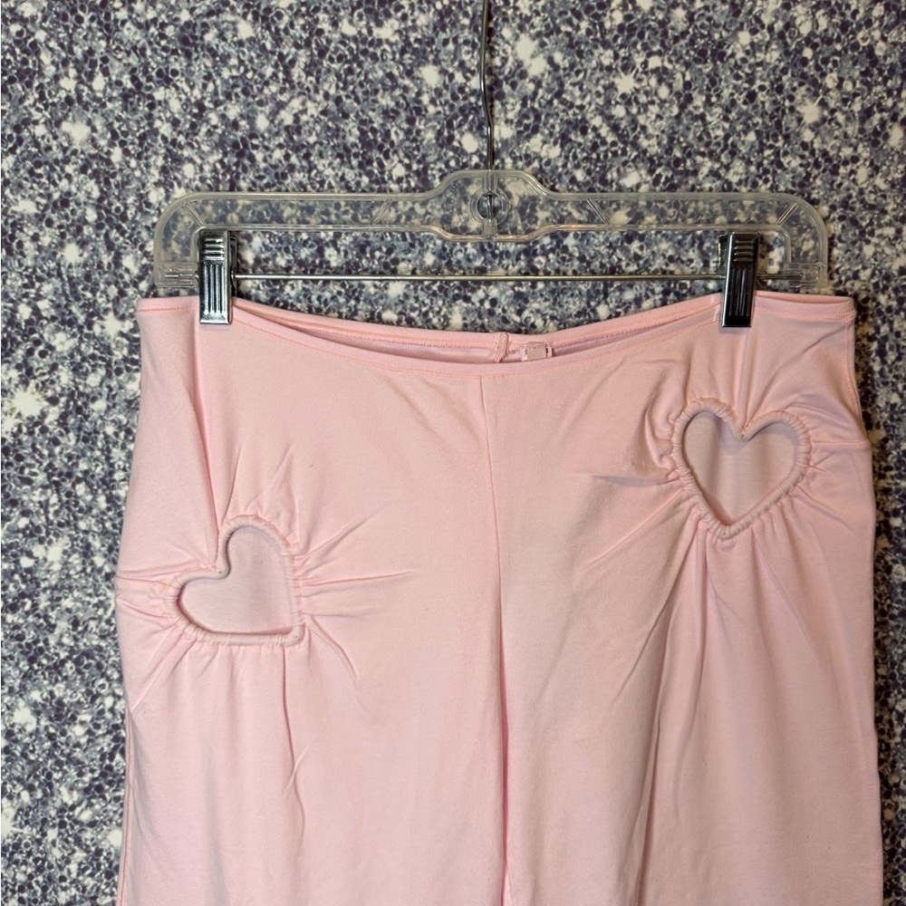 Skims Cotton Jersey Heart Cutout Legging - Picture 3 of 10
